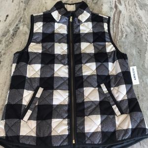 Black and White Vest